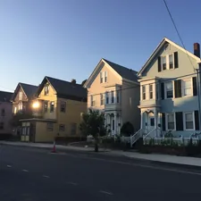 On Beacon Street in Somerville  - at first I thought it was sunrise, but it’s actually a setting sun. This view can be seen in person if you take the Strava segment "Jane's Home Run."  related to Cozy Escapes: The Best Bed and Breakfast Boston Has to Offer