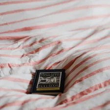 Once upon a time in the North book on bed, daily routine related to The Timeless Charm of Black and White Striped Bedding