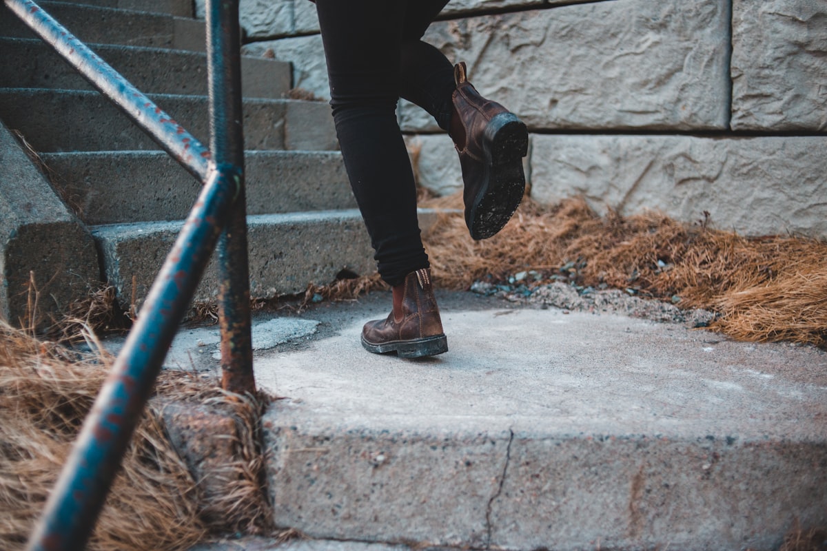 pair of brown leather boots related to How to Build a Chiminea: A Step-by-Step Guide