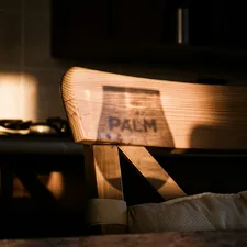 Palm glass shadow  related to Tropical Bedroom Oasis