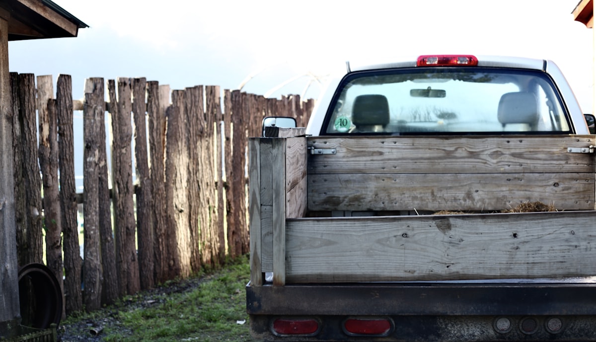 pickup truck with wooden truck bed related to DIY Wood Truck Bed: A Guide to Building Your Own