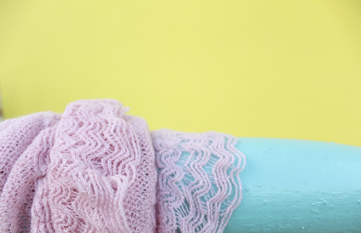 pink textile related to A Perfect Match: Pink and Turquoise Crib Bedding