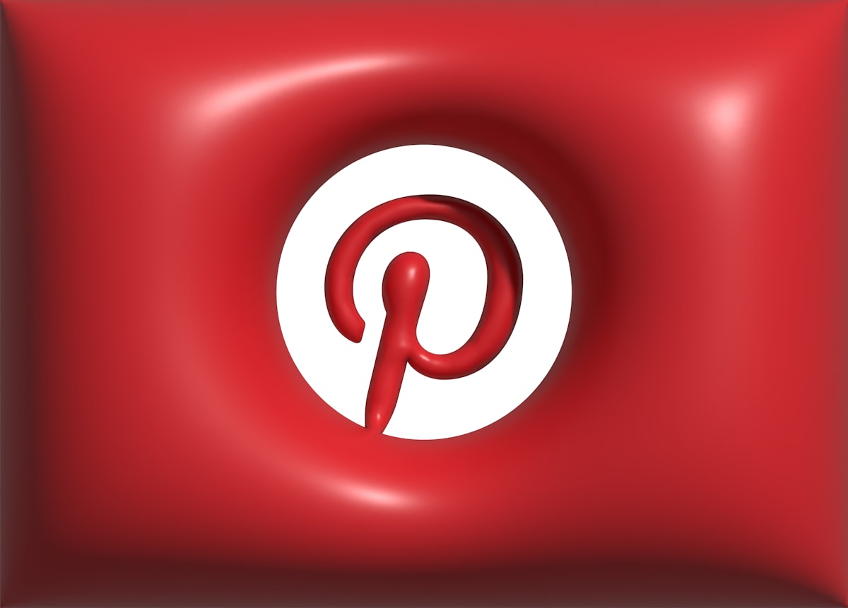 Pinterest Logo 3D inflated related to Pinterest Window Valances