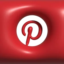 Pinterest Logo 3D inflated related to Pinterest Window Valances