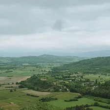 Provence, France on a cloudy day related to French Country Valances