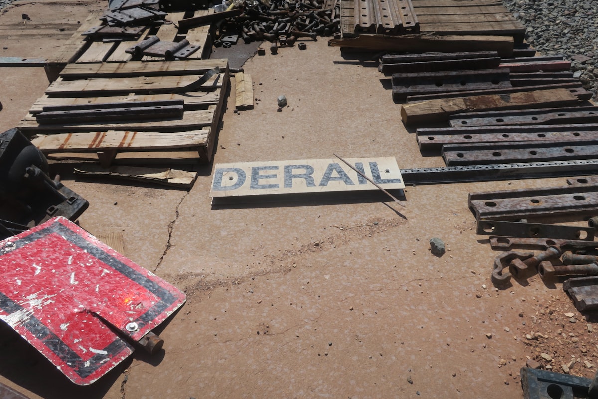 Railroad yard in Winslow, Arizona, USA related to Maximize Space and Style: The Dorel Twin Over Full Metal Bunk Bed