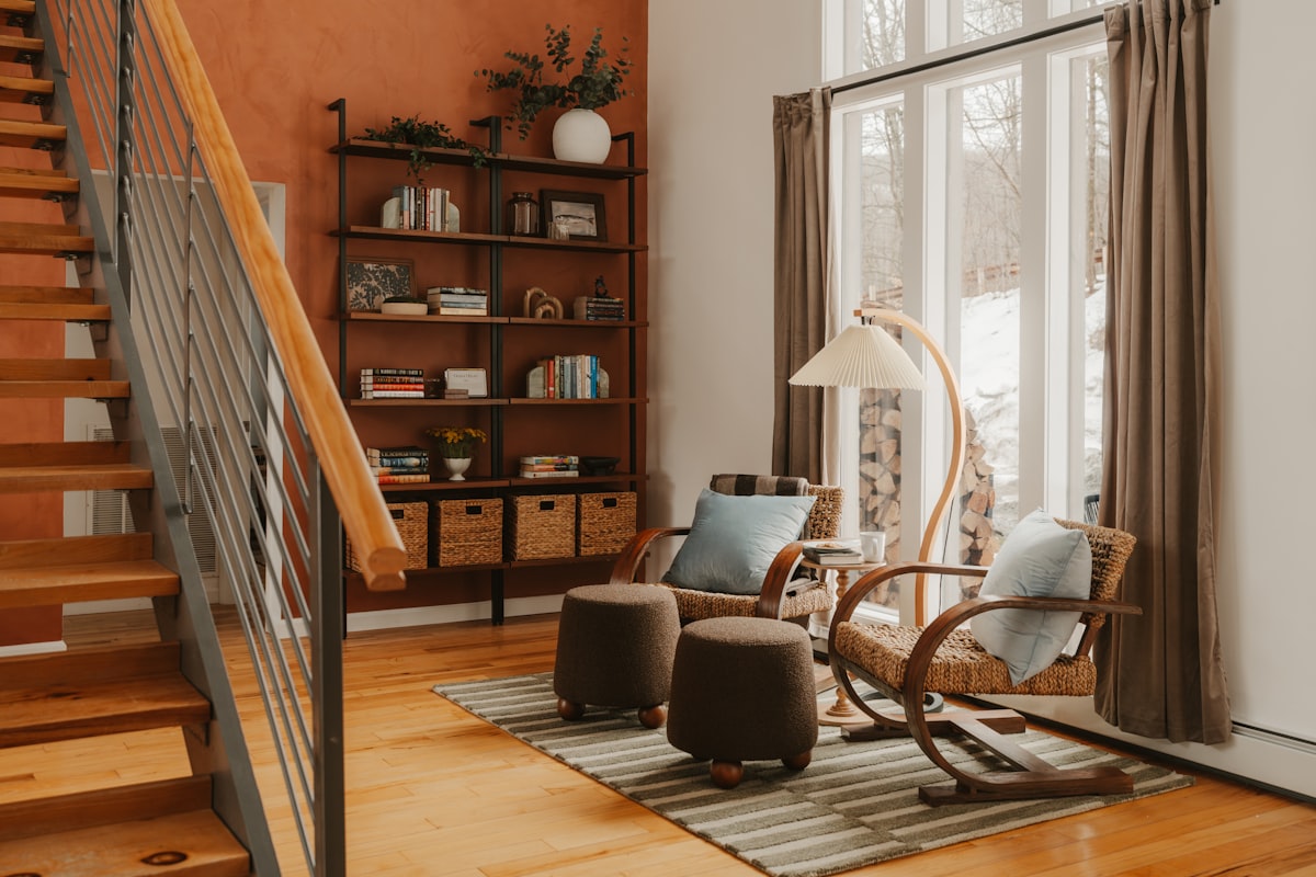 Reading Nook (IG: @clay.banks) related to Elevate Your Home with a Grey Wood Sideboard