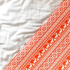 red and white floral textile related to Authentic Red Matelasse Coverlets for Warmth and Style