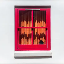 Red window related to Small Window Valances