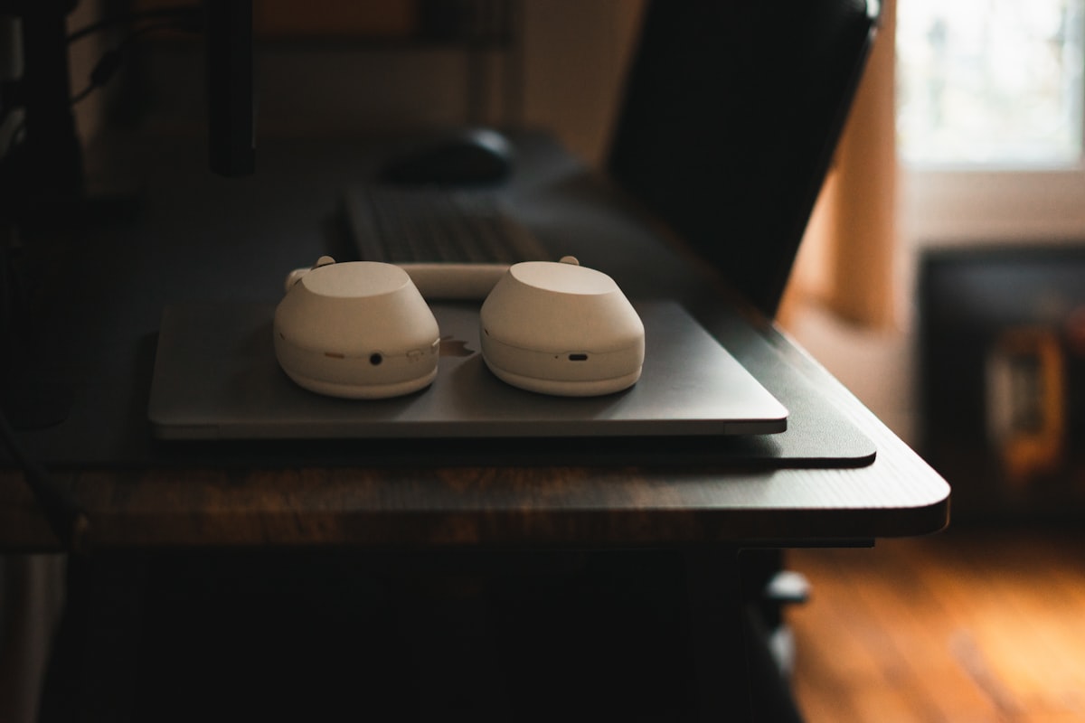shot of the Sony XM5 and a MacBook Pro related to Sleek and Modern: Twin Platform Bed Walmart Options
