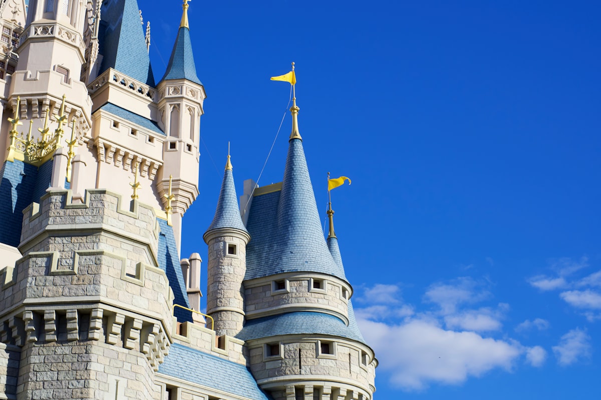 Side view of Cinderella Castle from a recent trip to Walt Disney World. related to Cinderella Crib Bedding: A Magical Touch for Your Baby's Nursery