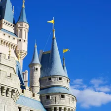 Side view of Cinderella Castle from a recent trip to Walt Disney World. related to Cinderella Crib Bedding: A Magical Touch for Your Baby's Nursery