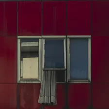 slightly opened window related to Red Valances for Windows: Enhance Your Home's Aesthetic