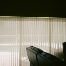 Sometimes it gets dark inside too.  related to Vertical Blinds with Valance