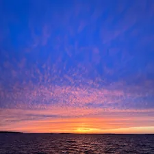 Spectacular Sunset at the Long Beach, Sag Harbor, NY. April/2024. related to Warm Up Your Hampton Bay Oasis with a Chiminea