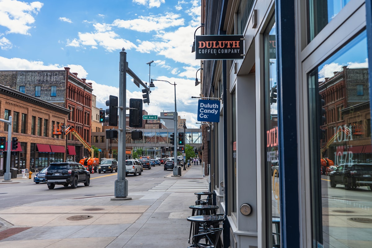 Store Front of Duluth Coffee Company in Duluth, Minnesota related to Experience the Charm of Duluth at Our Bed and Breakfast