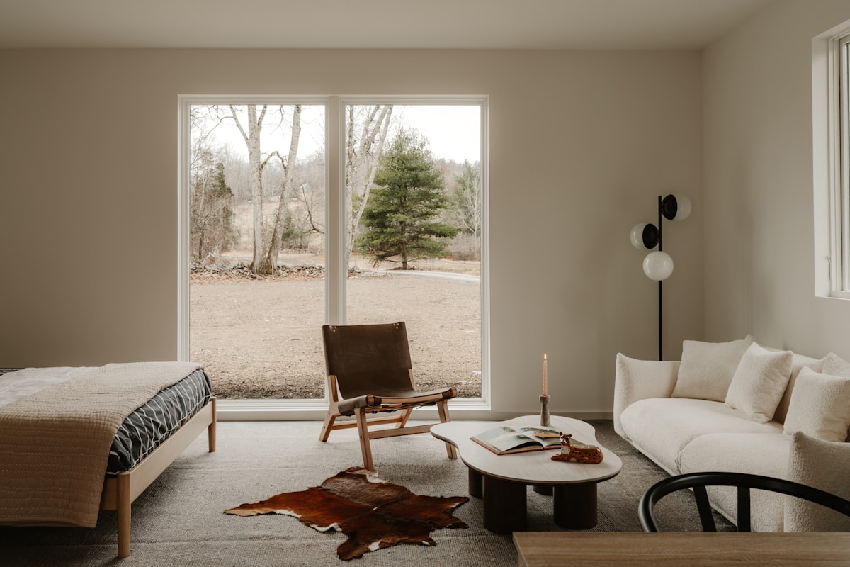 Studio Apartment (IG: @clay.banks) related to Stylish Solutions: The Ultimate Guide to White Sofa Beds