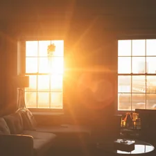 Sunrise in Old City related to Elevate Your Window with a Light Blue Valance