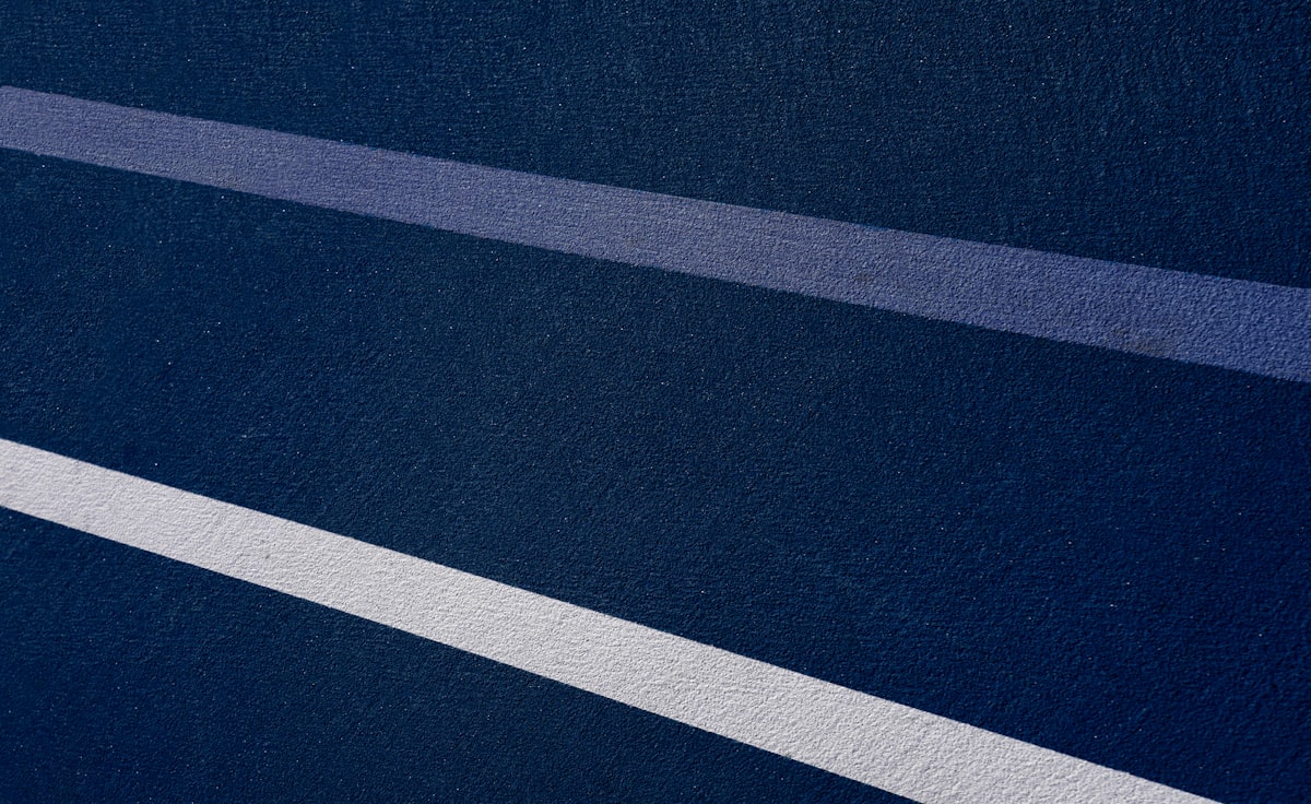 Tennis Court related to Navy and White Valances