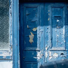 The Azure Memory of a Peeling Threshold . . . related to Transforming Your Entryway with a Distressed Bench: A Statement Piece Like No Other