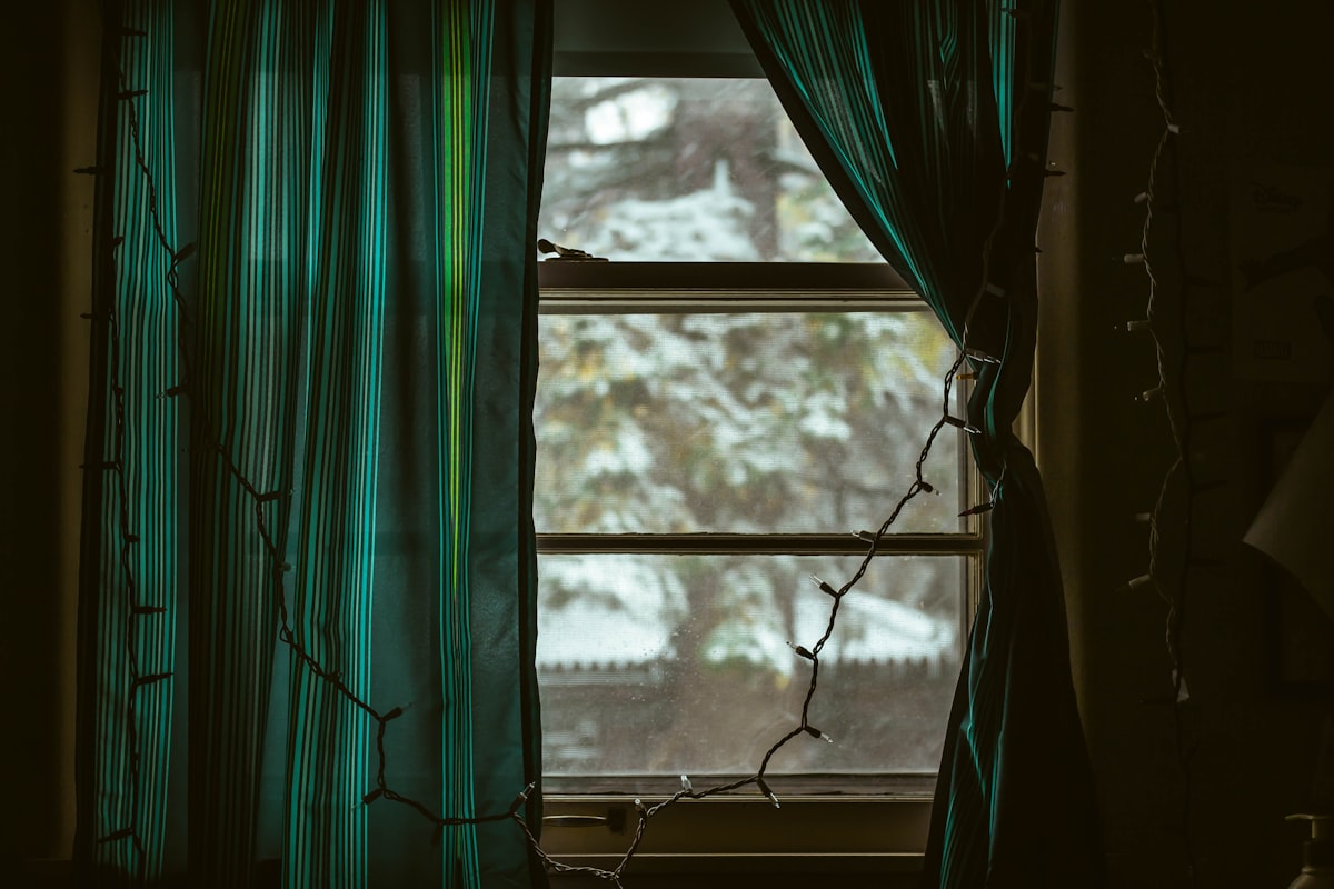 The best part about winter is staying home feeling war while staring out the window to see snow fall. related to Green Window Valance: Enhance Your Home's Aesthetic
