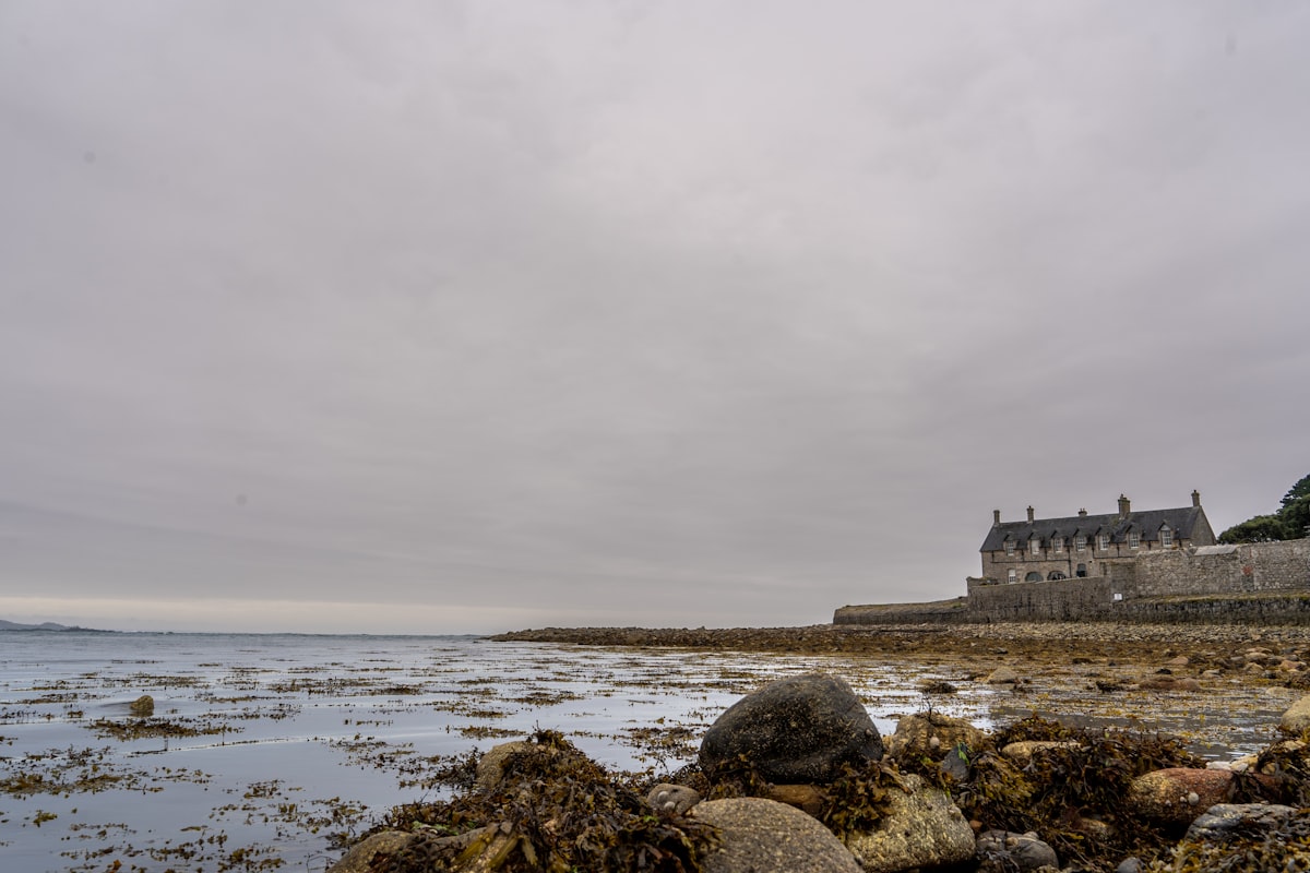 The cafe on St Michael's Mount enjoys a calm tide related to Experience Charm at Elliott House Bed & Breakfast