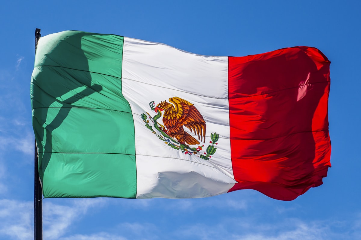 The flag of Mexico (Spanish: Bandera de México) related to Warming Up with a Touch of Mexico: A Guide to Mexican Fireplace Chimineas