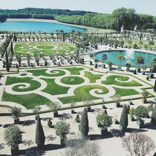 The gardens at the Palace of Versailles. related to Park Design Valances: Enhancing Your Home with Nature-Inspired Beauty