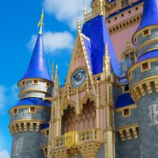 The new look of Cinderella Castle at Walt Disney World ✨ Taken in the castle forecourt shortly after the park reopened. related to Cinderella Crib Bedding: A Magical Touch for Your Baby's Nursery