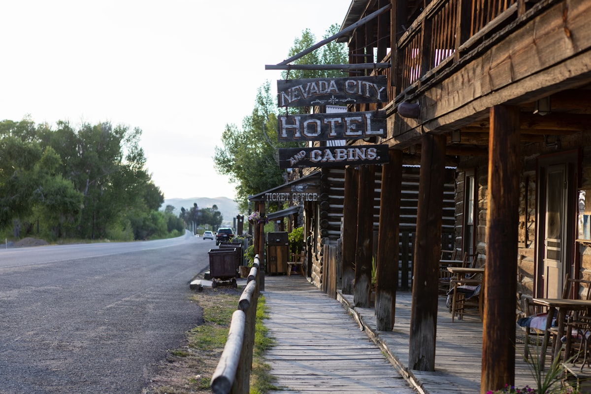The old Nevada City, Montana hotel in the historical ghost town/ mining town and living history museum near Ennis, Montana. related to Experience Charm and Comfort: A Guide to Nevada City Bed and Breakfasts