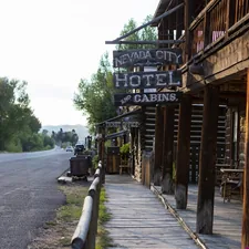 The old Nevada City, Montana hotel in the historical ghost town/ mining town and living history museum near Ennis, Montana. related to Experience Charm and Comfort: A Guide to Nevada City Bed and Breakfasts