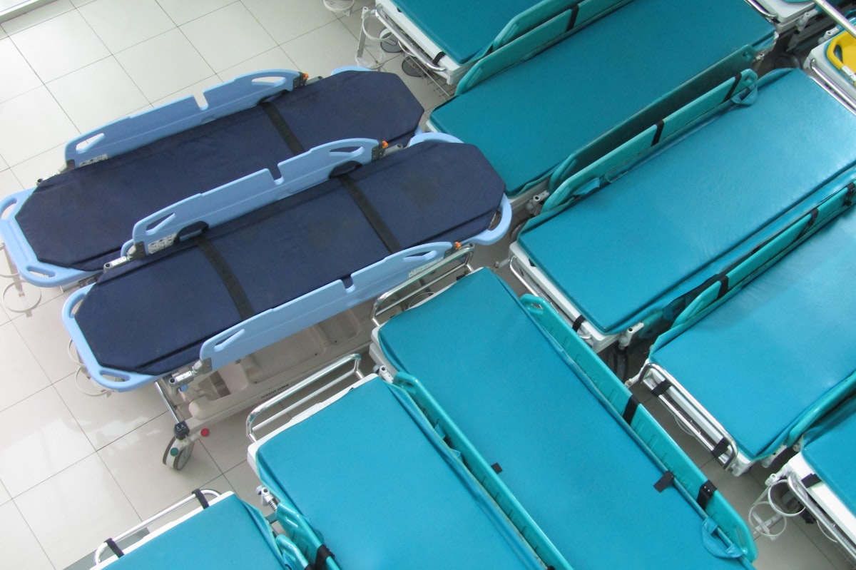 the patient bed is in the hospital emergency room related to Unconventional Ways to Repurpose Used Hospital Beds