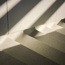 the shadow of a stair case on a wall related to Create a Beautiful Valance: A Step-by-Step Guide