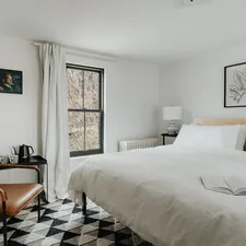 The White Room (IG: @clay.banks) related to White King Coverlet: Elevate Your Bedroom Style