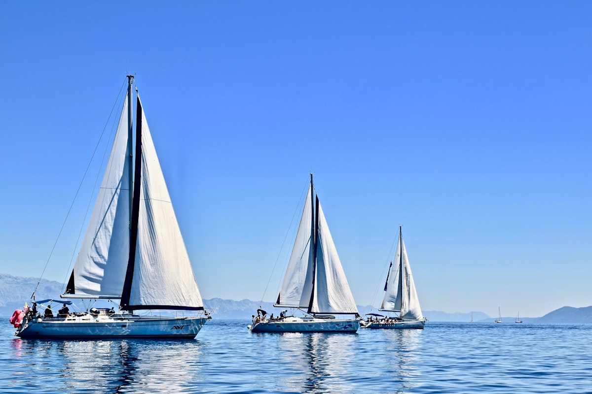 This photo was shot during sail week Croatia, near the beautiful island of Brač. related to Sailing into Style: The Ultimate Guide to Nautical Valance Curtains