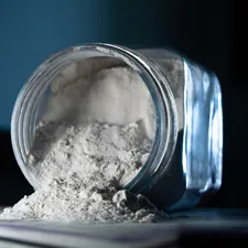 Tipped flour jar related to How Diatomaceous Earth Can Help You Defeat Bed Bugs Naturally