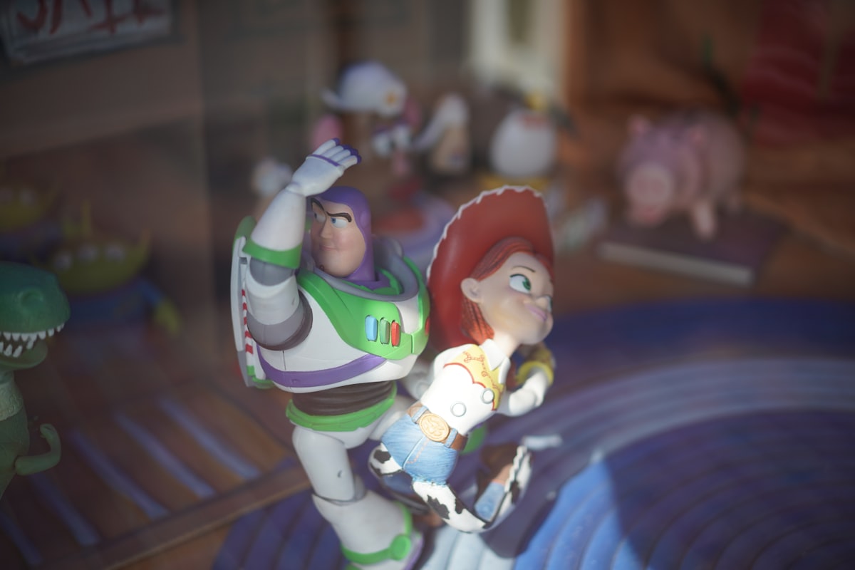 Toy Story Buzz Lightyear toy related to Tying Up with Buzz: The Latest Buzz Lightyear Bed Trends