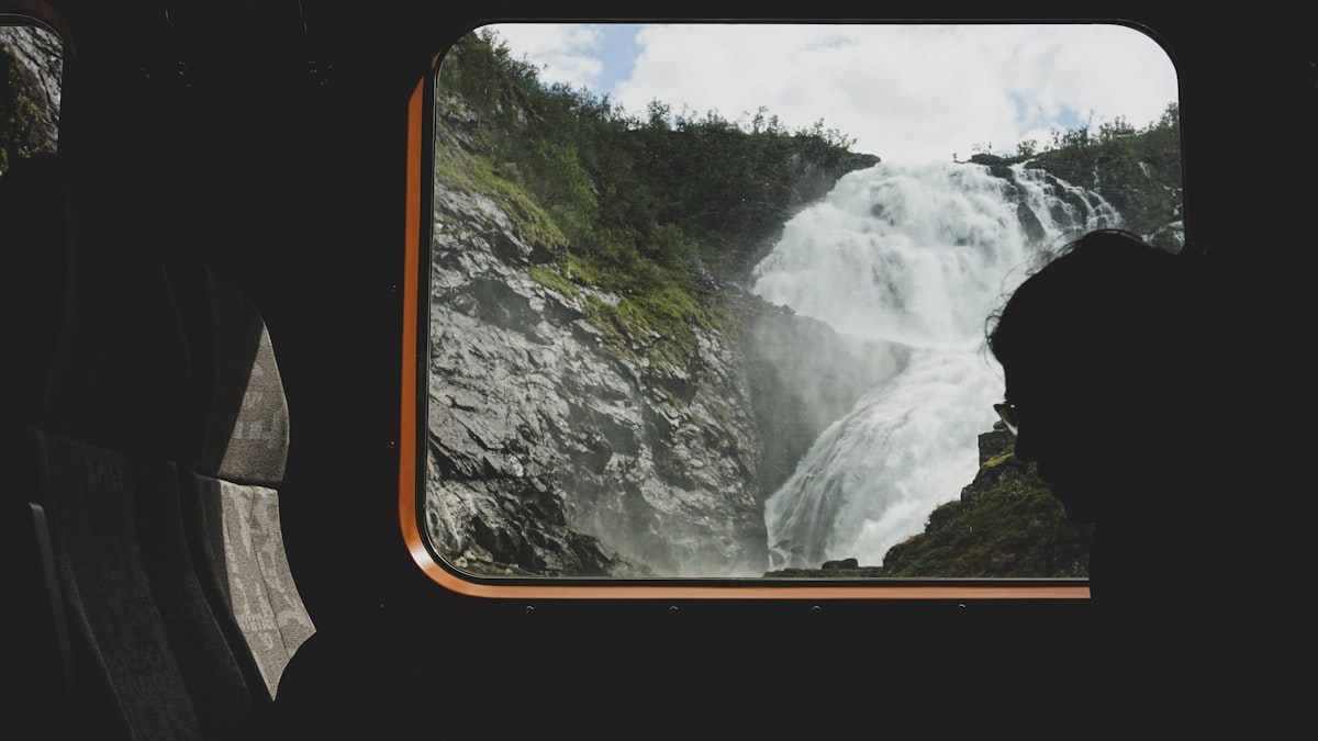 Train to Flåm, Norway related to Elegant Window Solutions: Waterfall Valances Window Treatments