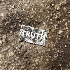 Truth suffers a daily death in modern day America.  Random card found on a parking lot along Interstate 294, outside Chicago. related to The Itchy Truth: Uncovering the Mystery of Bug Bed Bites