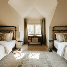 Twin beds (IG: @clay.banks) related to Cozy and Stylish: Twin Bed Coverlets to Elevate Your Space