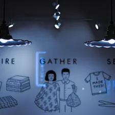 two turned-on hanging pendant lamps related to How to Sew Valances