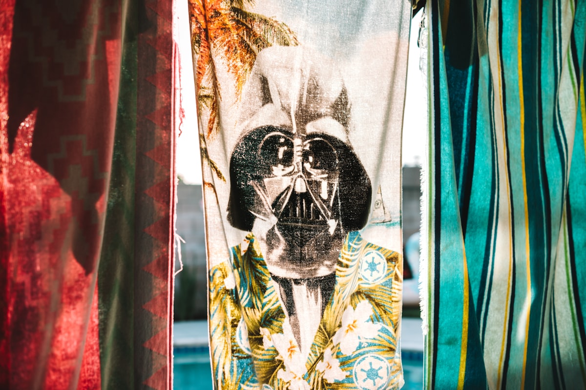 Vader Pool Party related to Shop Fabric Shower Curtains with Valance