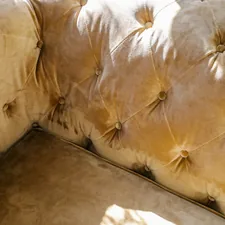 Velvet Chesterfield Sofa Couch Chair related to Elevate Your Bedroom Ambiance with a Luxurious Tufted Bed Frame