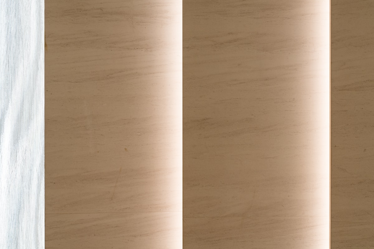 Vertical wooden panels with soft backlighting related to How to Choose the Right Vertical Valance Clips