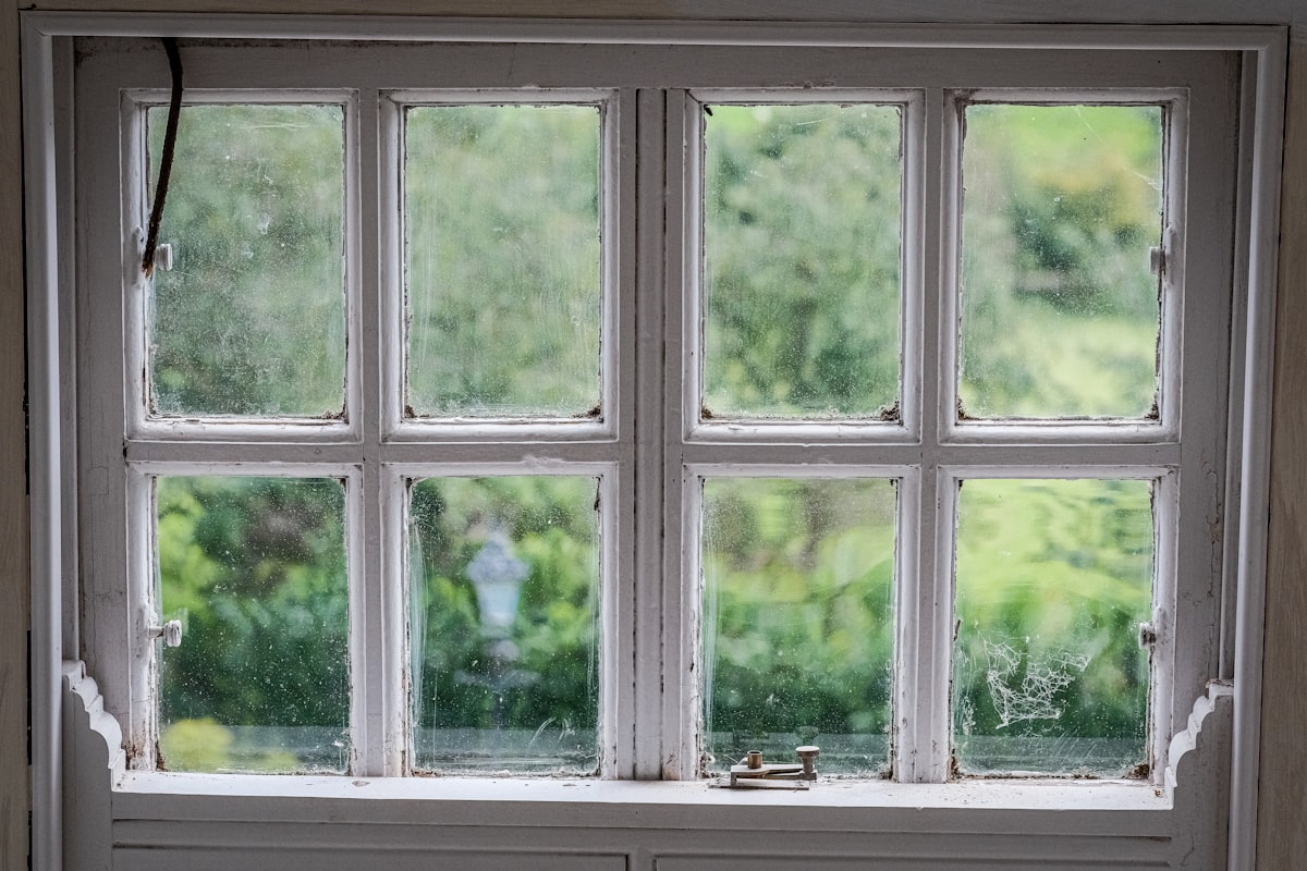 View from an attic window at Plas Cilybebyll related to Elevate Your Windows with DIY Style: Make Your Own Valances