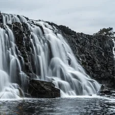 water falls on rocky mountain related to Waterfall Curtains Valance