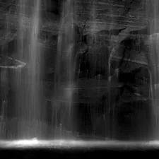 white and black abstract painting related to Black Waterfall Valance: Add Drama & Sophistication to Your Space