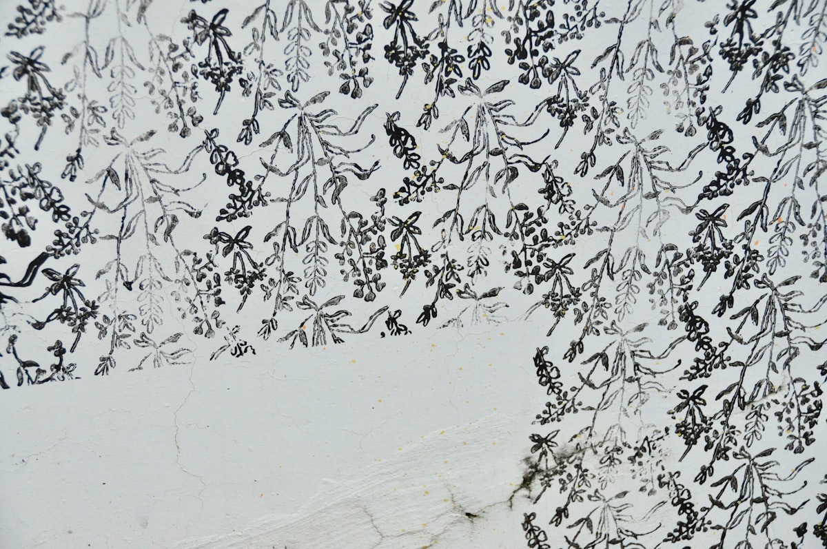 white and black floral fabric related to Elegant Black Toile Valances for Your Home Decor