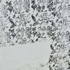 white and black floral fabric related to Elegant Black Toile Valances for Your Home Decor