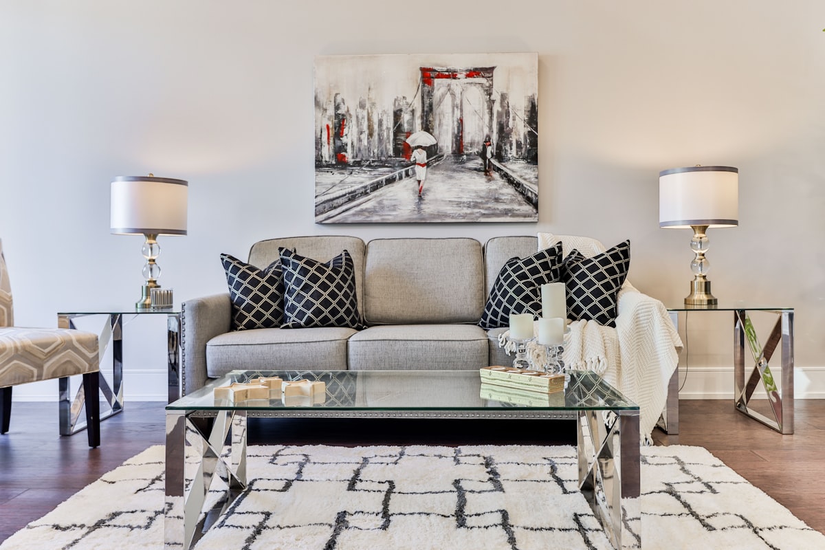 white and black polka dot throw pillow on white and black sofa related to 10 Elegant Decorating Ideas for Entryway Tables to Create a Lasting Impression